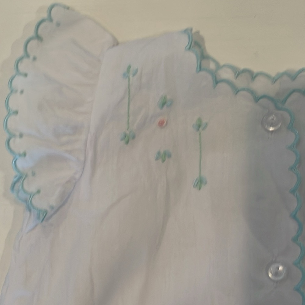 Little English Embroidered Top, 6month - Picture 2 of 4